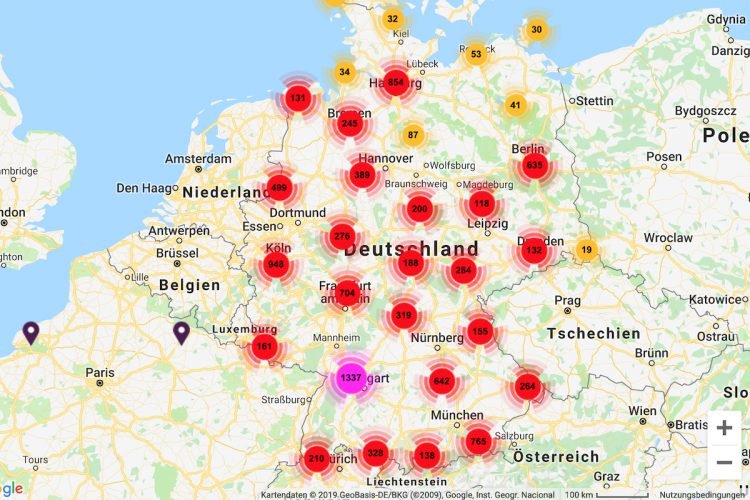 Elektromobilität: Die Zahl der öffent­lichen Lade­punkte in Deutsch­land steigt rasant