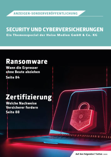 Security und Cyberversicherungen – © just 4 business GmbH – Heise Medien GmbH & Co. KG