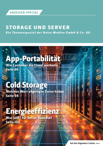 Storage und Server – © just 4 business GmbH – Heise Medien GmbH & Co. KG