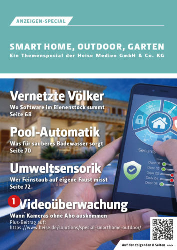 Smart Home, Outdoor, Garten – © just 4 business GmbH – Heise Medien GmbH & Co. KG